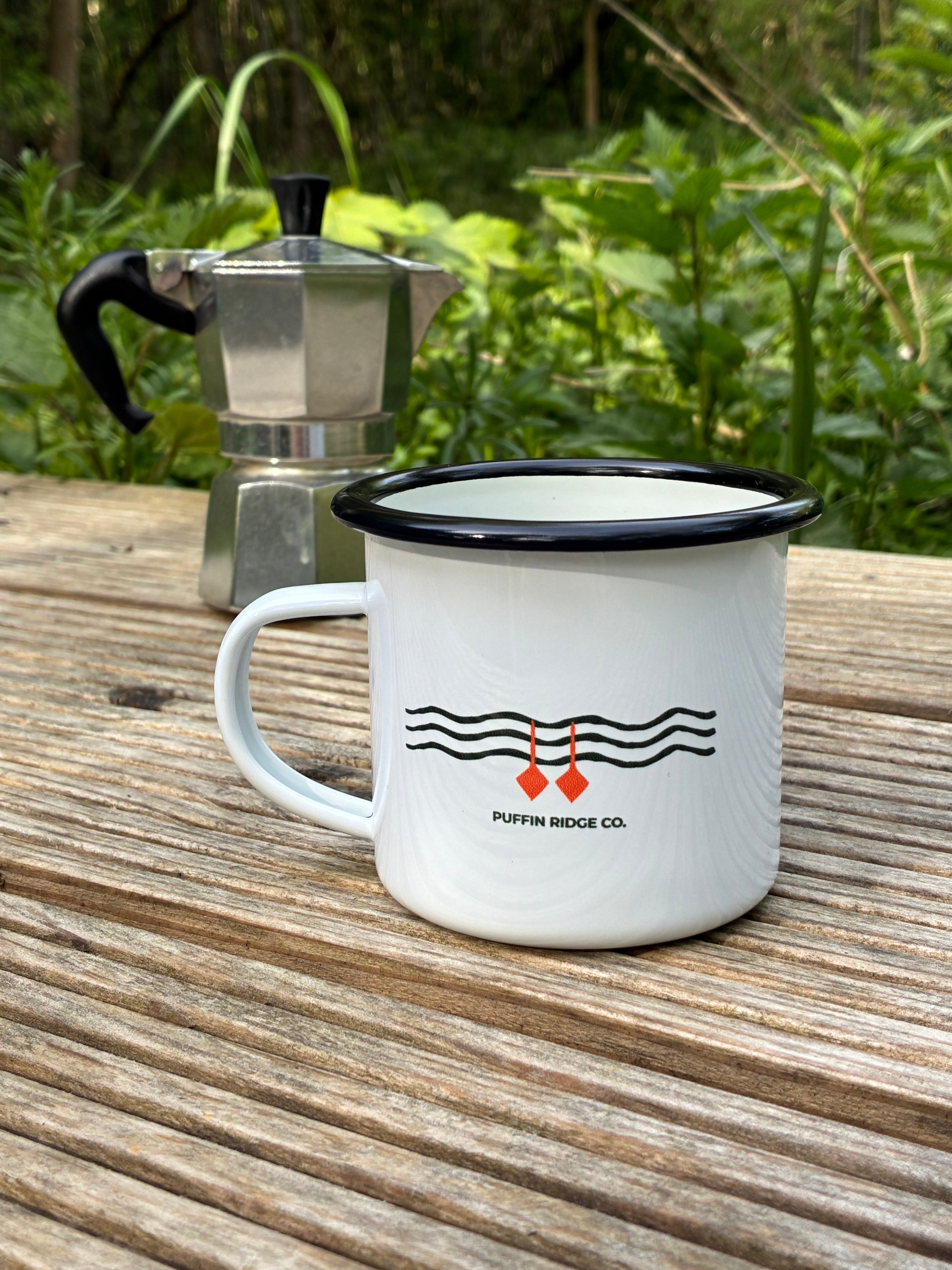 Emaille-Tasse — Puffin Feet
