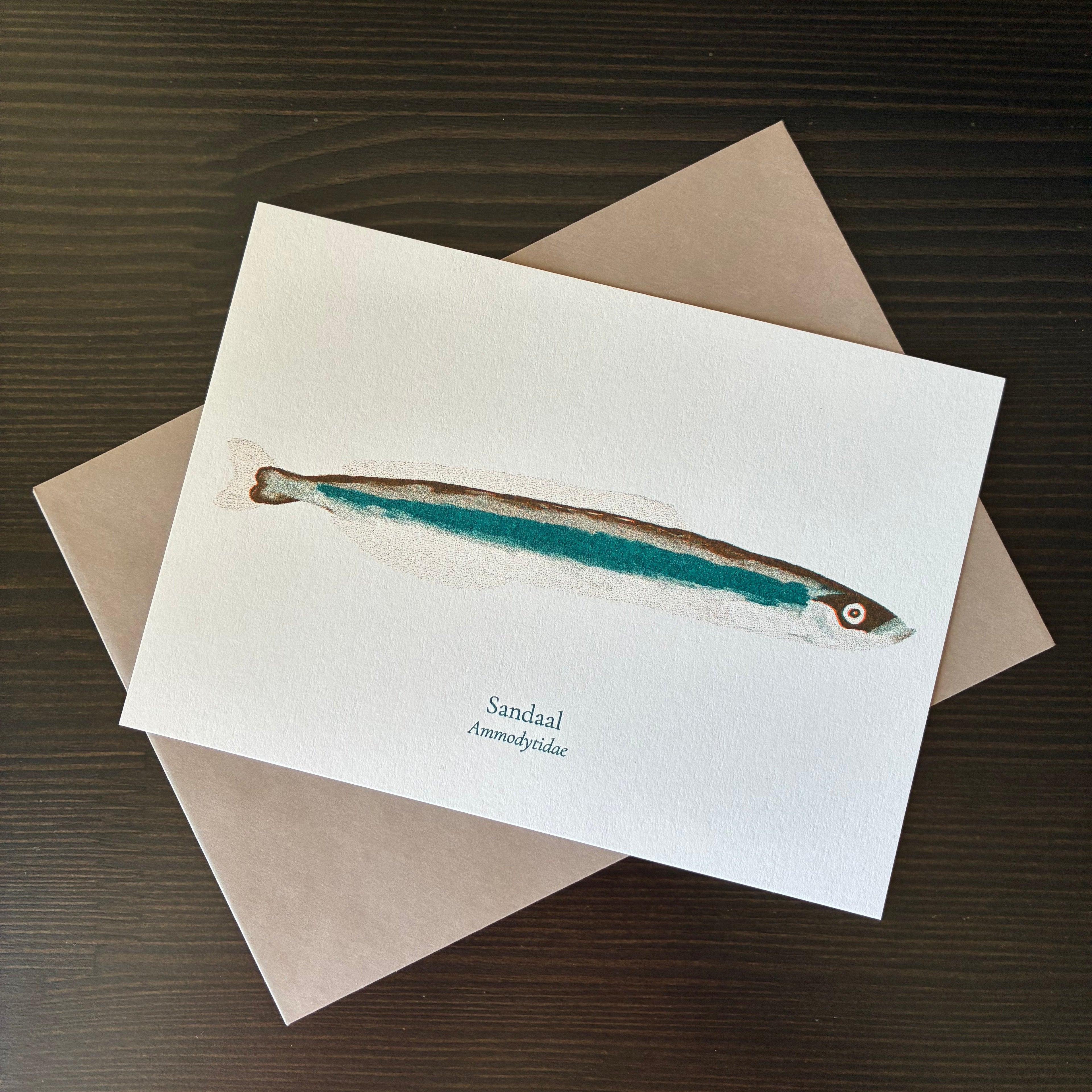 Sandaal — Risographie Postkarte