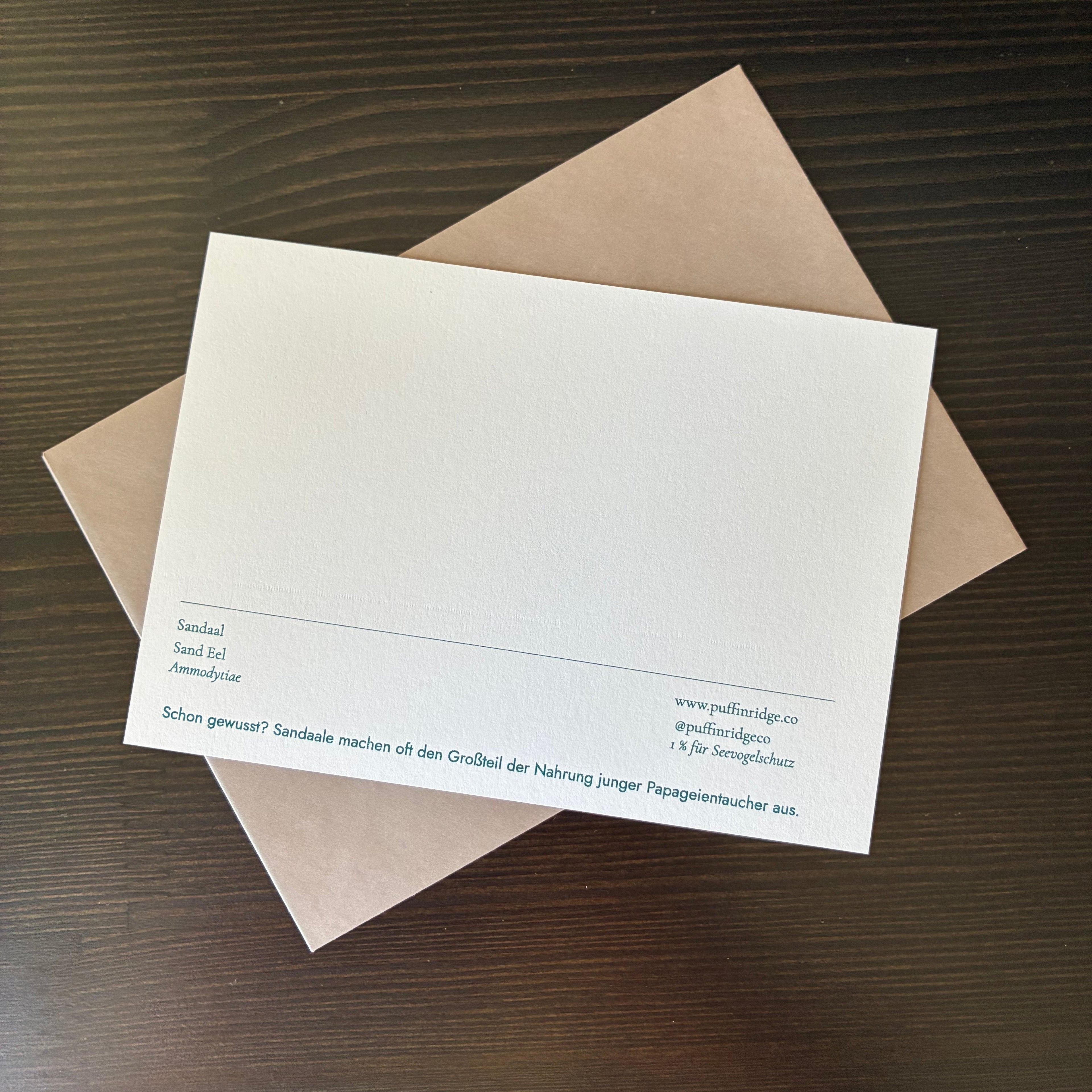 Sandaal — Risographie Postkarte