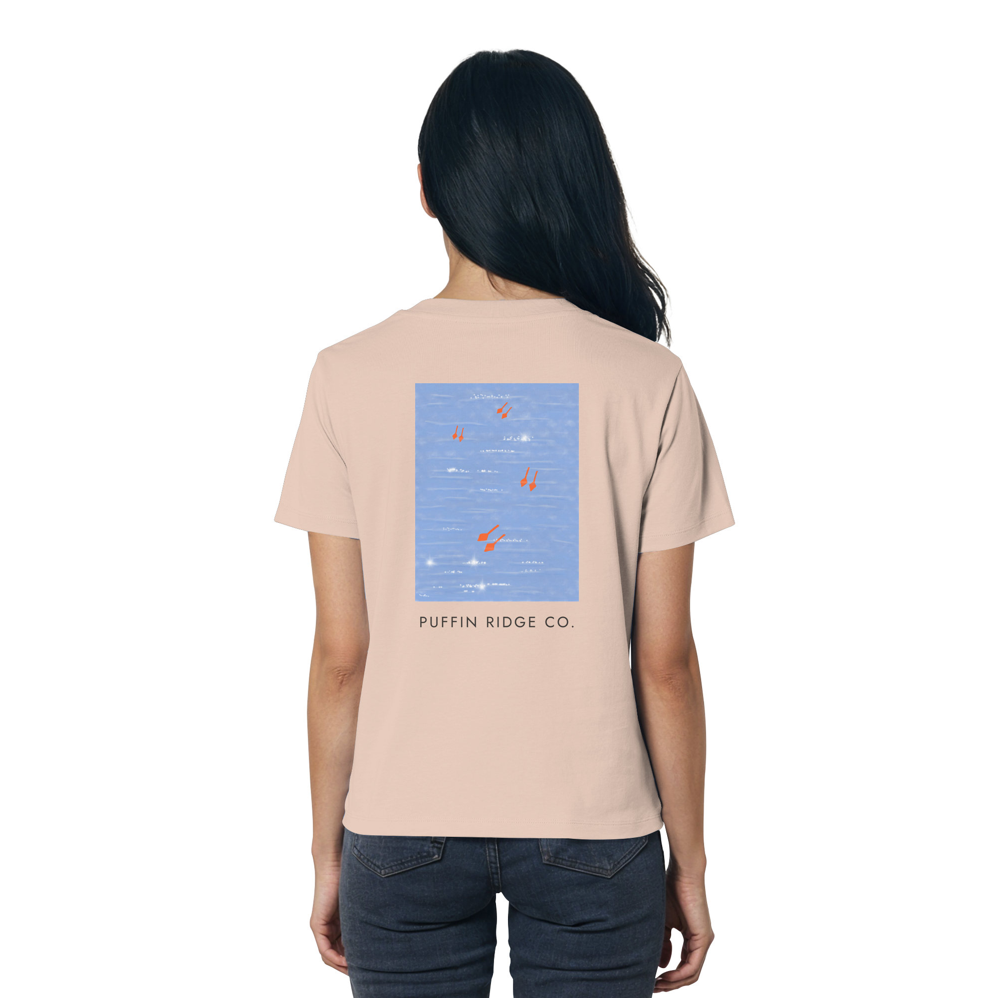 Return of the Puffin — Ladies T-Shirt Bio-Baumwolle