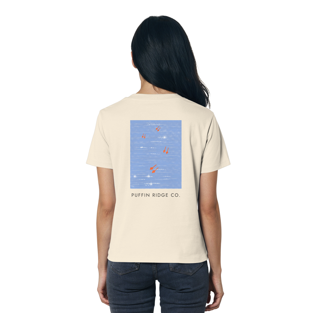 Return of the Puffin — Ladies T-Shirt Bio-Baumwolle