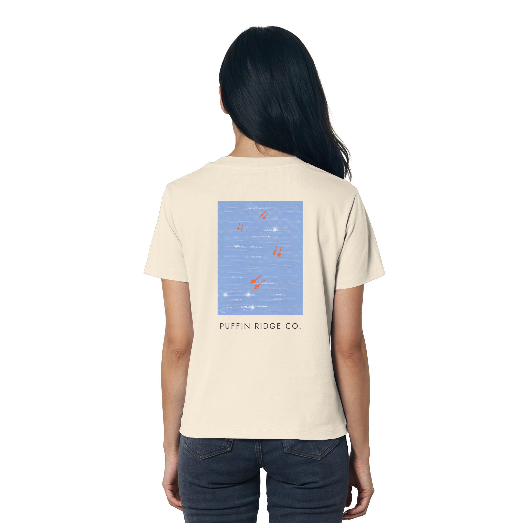 Return of the Puffin — Ladies T-Shirt Bio-Baumwolle