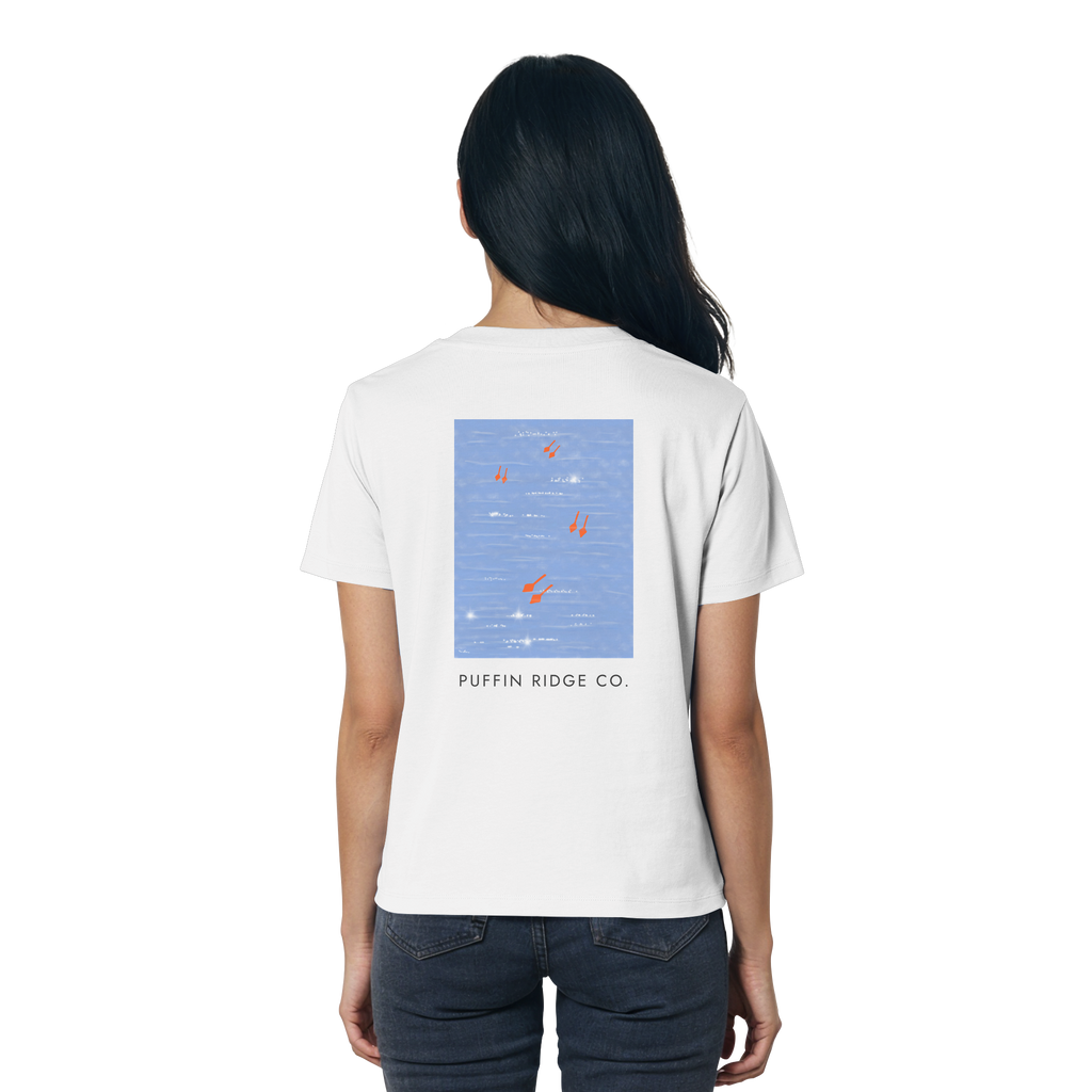 Return of the Puffin — Ladies T-Shirt Bio-Baumwolle