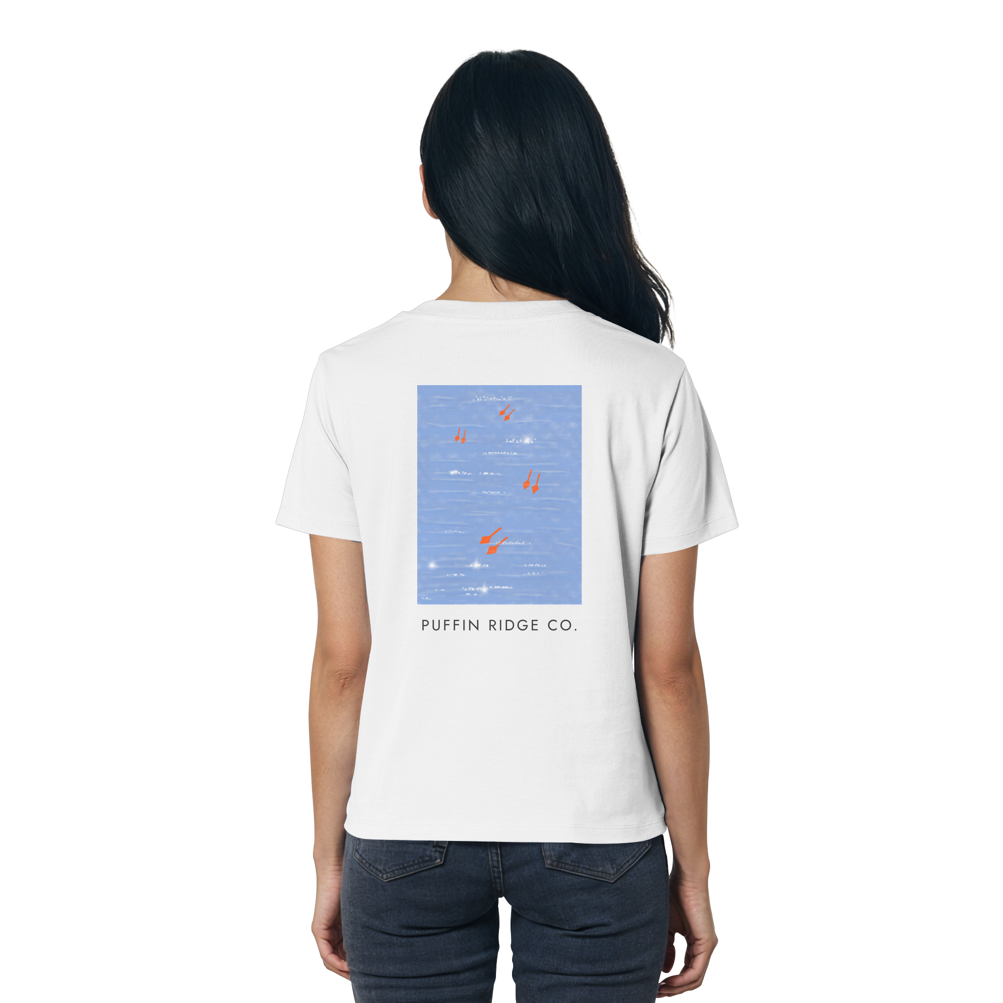 Return of the Puffin — Ladies T-Shirt Bio-Baumwolle