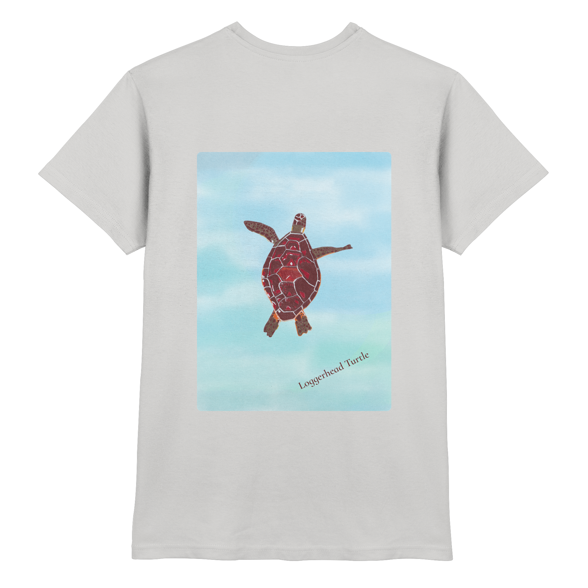 unisex-shirt-grau-schildkröte-caretta