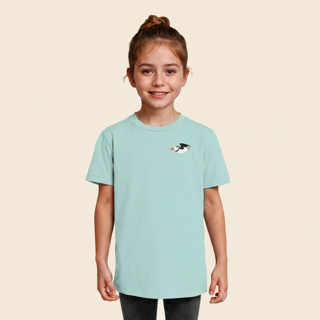 Papageientaucher Kids T-Shirt karibikblau