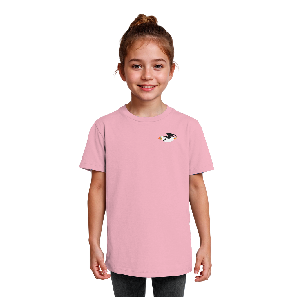 Papageientaucher Kids T-Shirt pink
