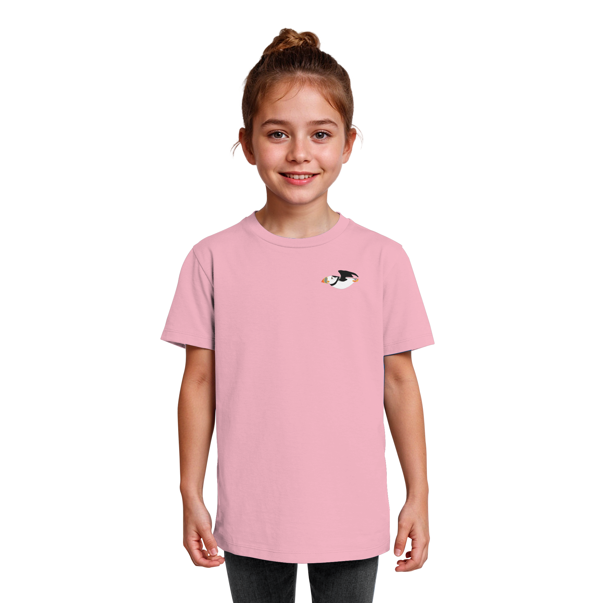 Papageientaucher Kids T-Shirt pink
